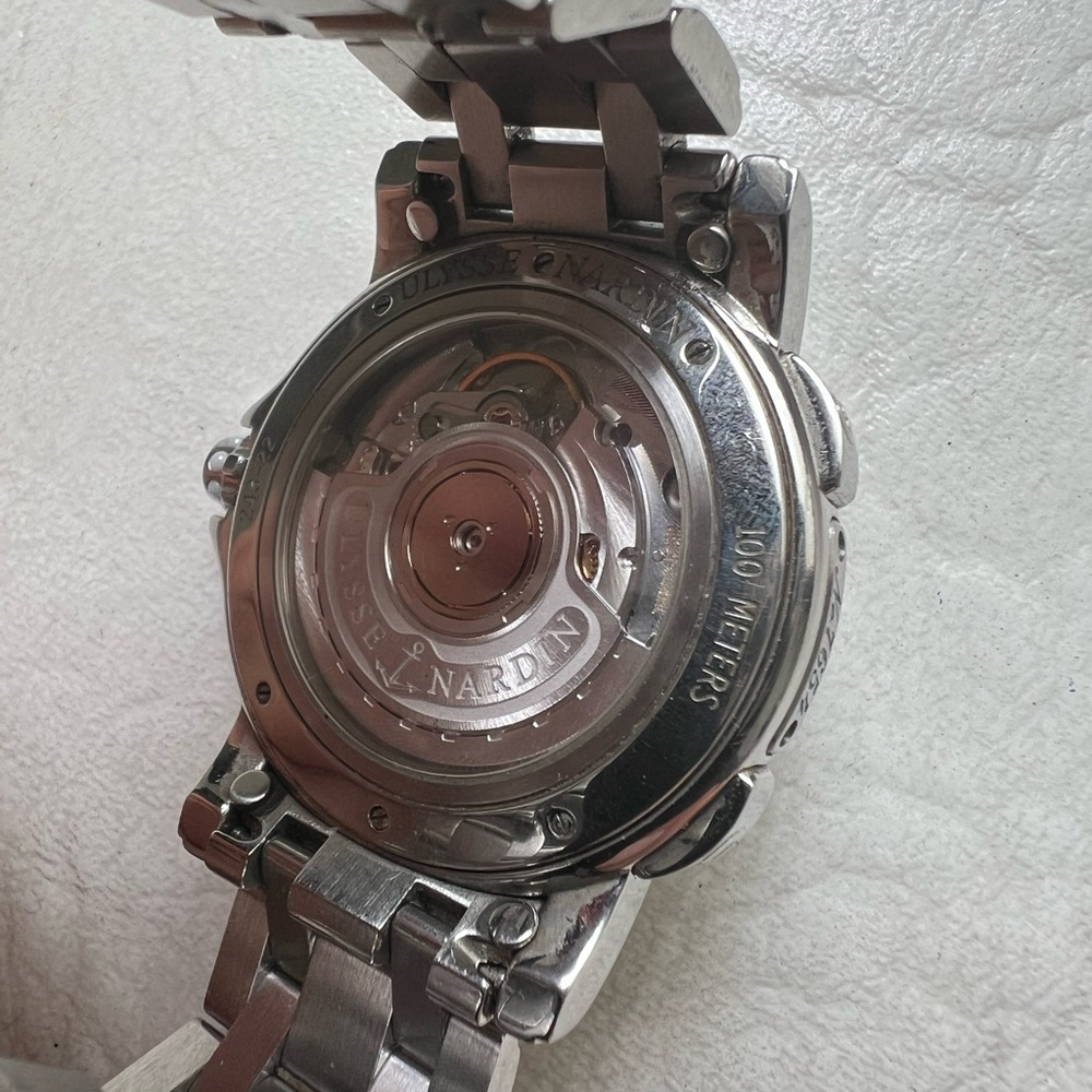 Ulysse Nardin Dual Time Ladies Watch 3343-222/391, Sapphire